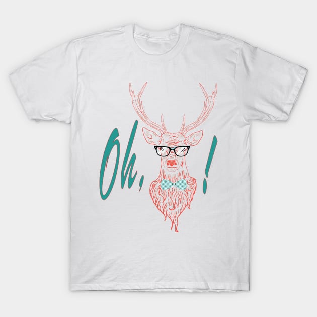 Oh deer T-Shirt by AnnArtshock